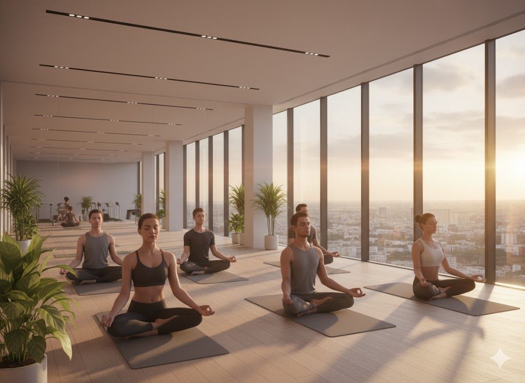 Rooftop Gym View